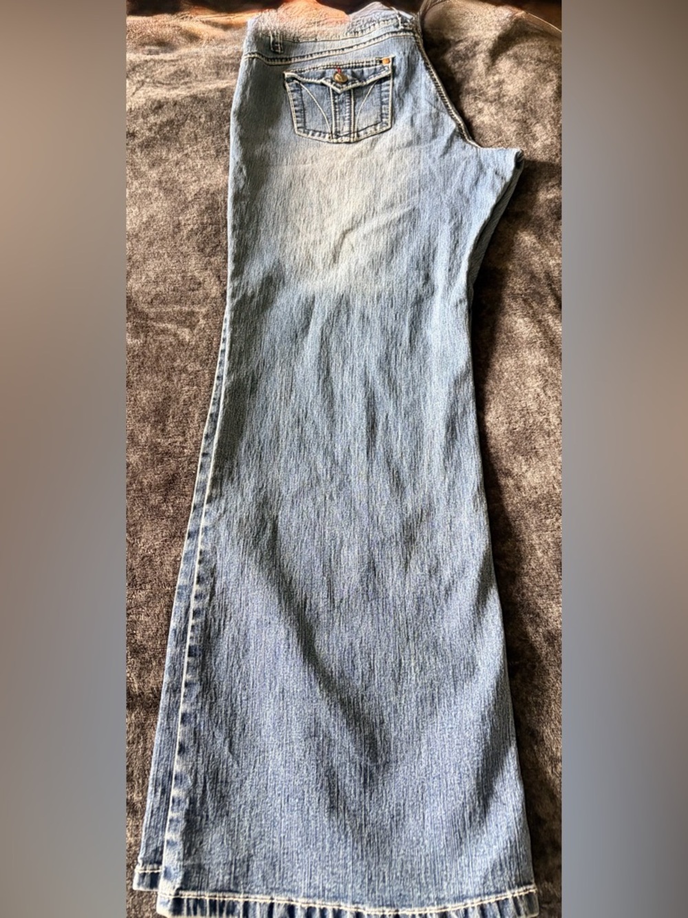 Light Blue Wide-Leg Jeans for Women